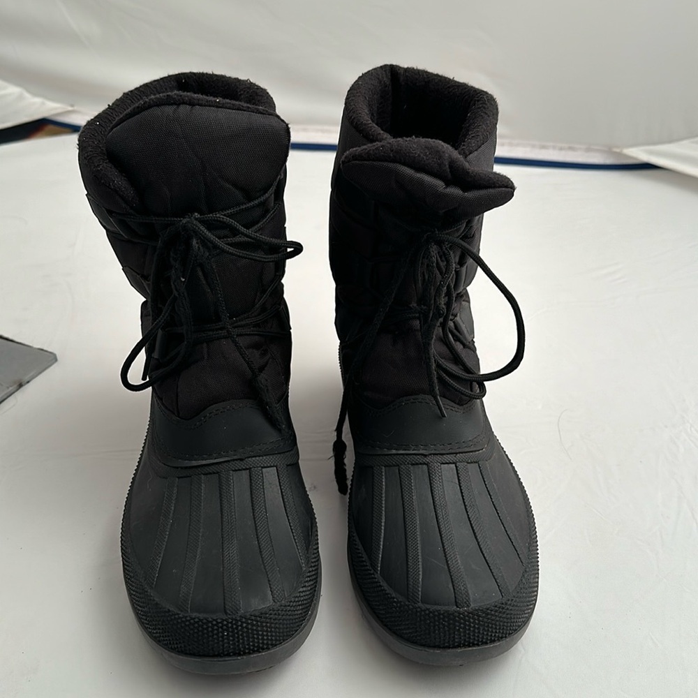 Jousen Milan black waterproof lightweight snow boots